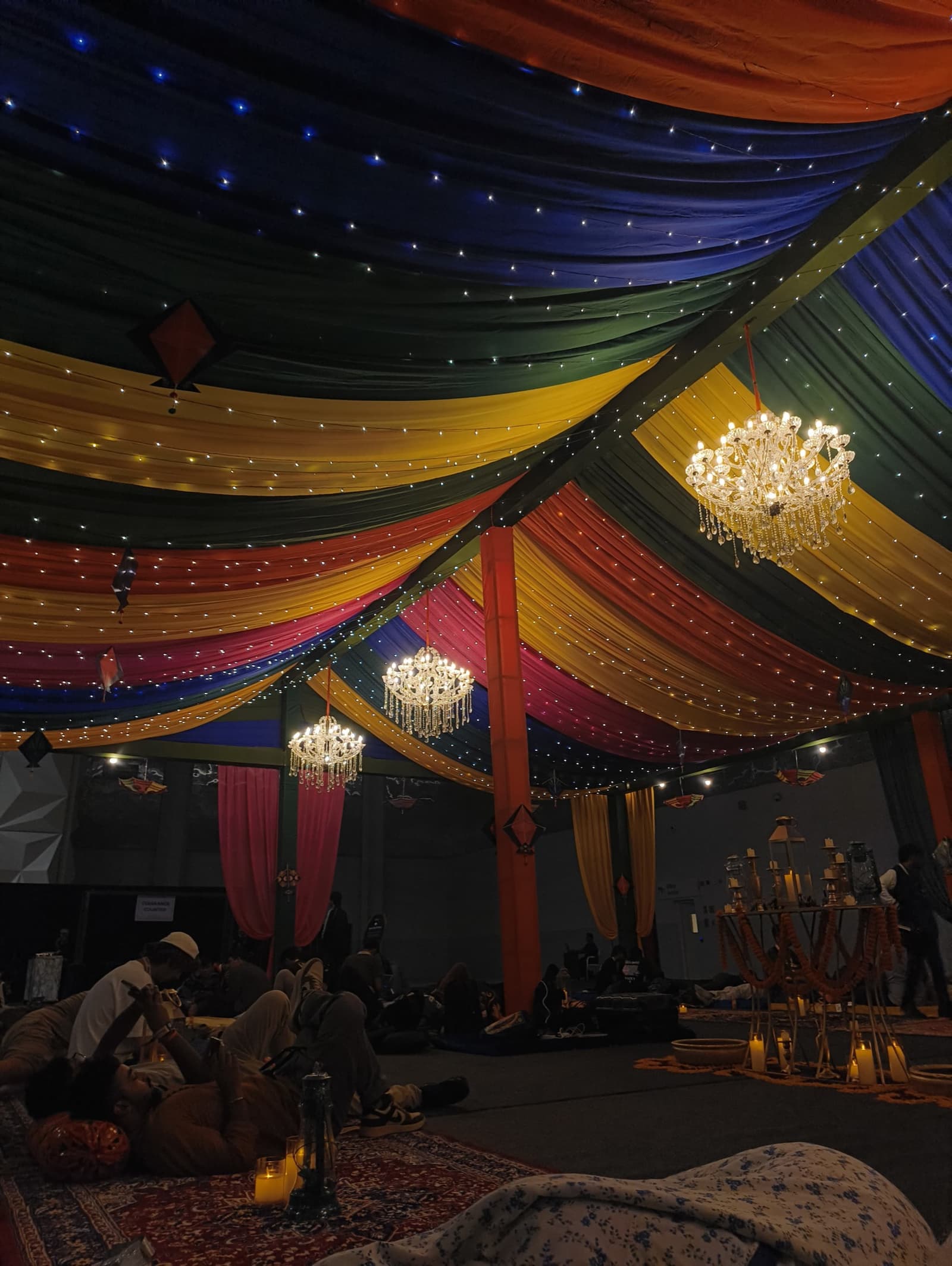 Inside the venue